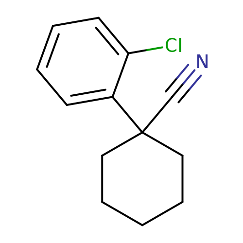 1-(2-chlorophenyl)cyclohexane-1-carbonitrile