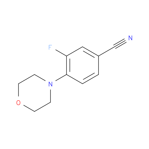 3-fluoro-4-(morpholin-4-yl)benzonitrile