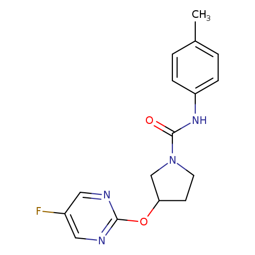 3-[(5-fluoropyrimidin-2-yl)oxy]-N-(4-methylphenyl)pyrrolidine-1-carboxamide