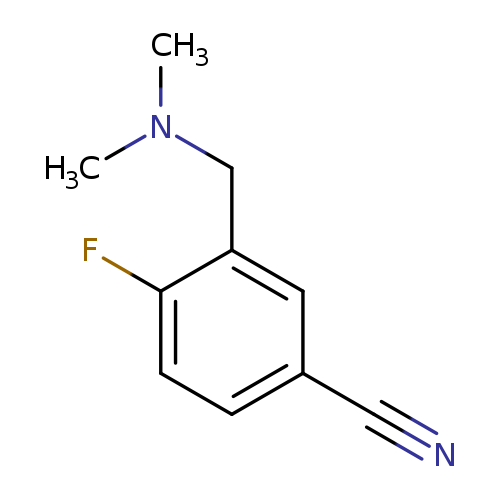 3-[(dimethylamino)methyl]-4-fluorobenzonitrile