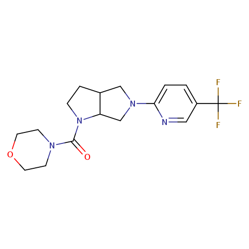 4-{5-[5-(trifluoromethyl)pyridin-2-yl]-octahydropyrrolo[3,4-b]pyrrole-1-carbonyl}morpholine