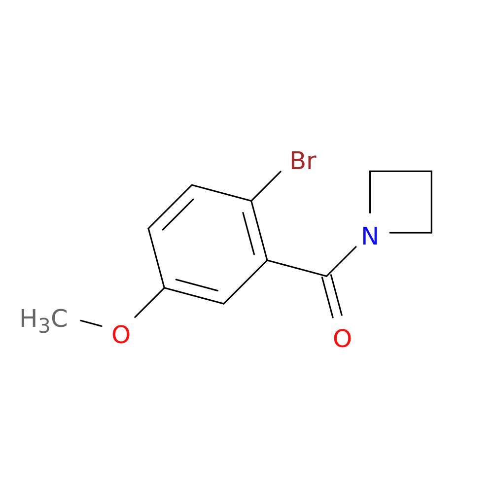 1-(2-bromo-5-methoxybenzoyl)azetidine