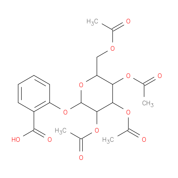 2-{[3,4,5-tris(acetyloxy)-6-[(acetyloxy)methyl]oxan-2-yl]oxy}benzoic acid