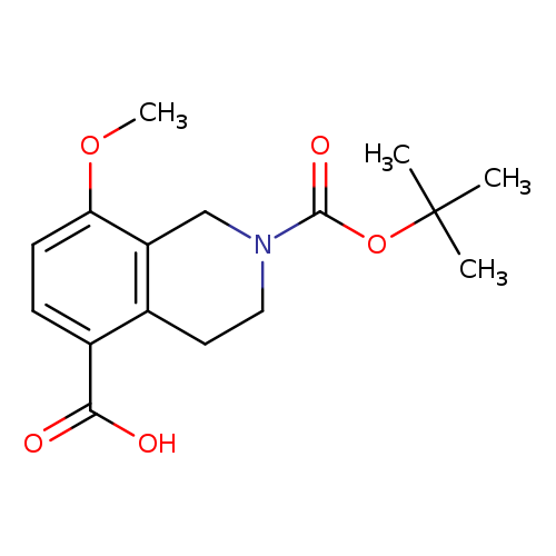 2-[(tert-butoxy)carbonyl]-8-methoxy-1,2,3,4-tetrahydroisoquinoline-5-carboxylic acid