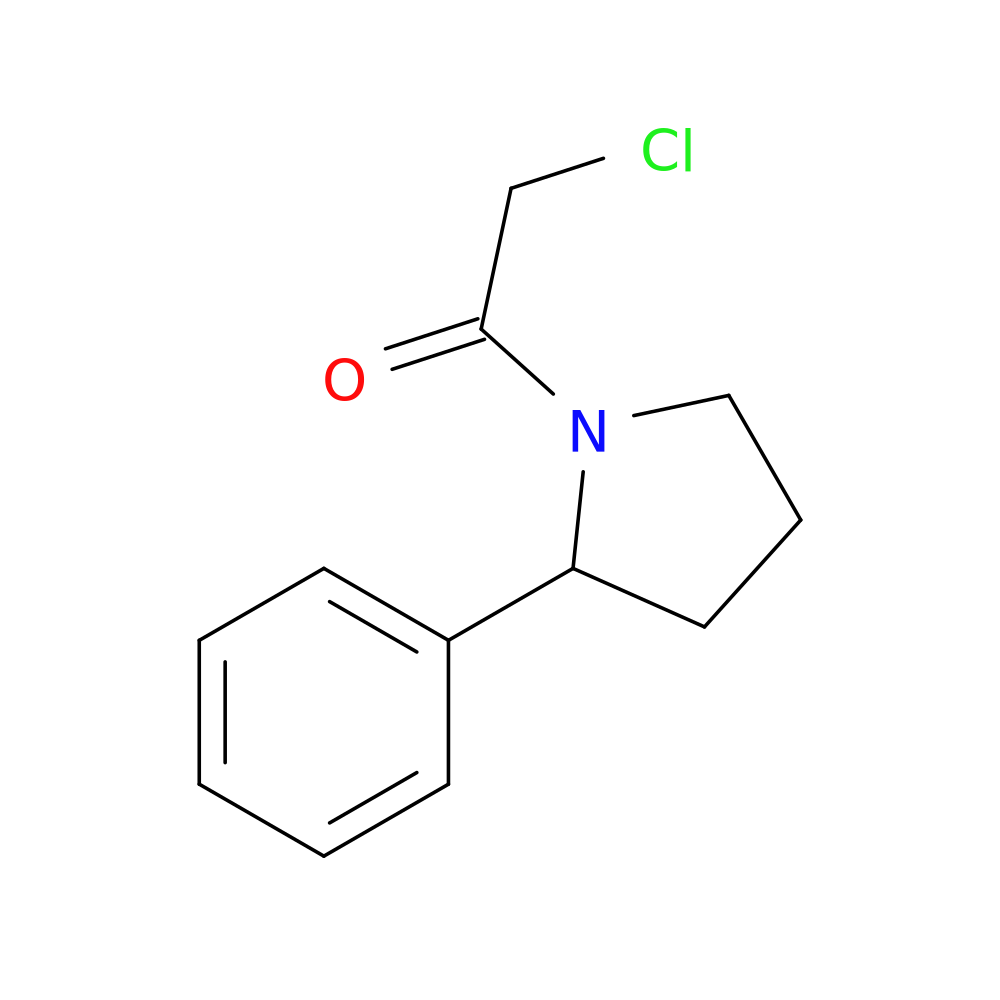 2-chloro-1-(2-phenylpyrrolidin-1-yl)ethan-1-one