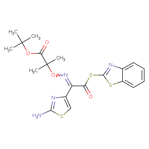 (Z)-tert-Butyl 2-(((1-(2-aminothiazol-4-yl)-2-(benzo[d]thiazol-2-ylthio)-2-oxoethylidene)amino)oxy)-2-methylpropanoate