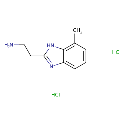[2-(7-methyl-1H-benzimidazol-2-yl)ethyl]amine dihydrochloride