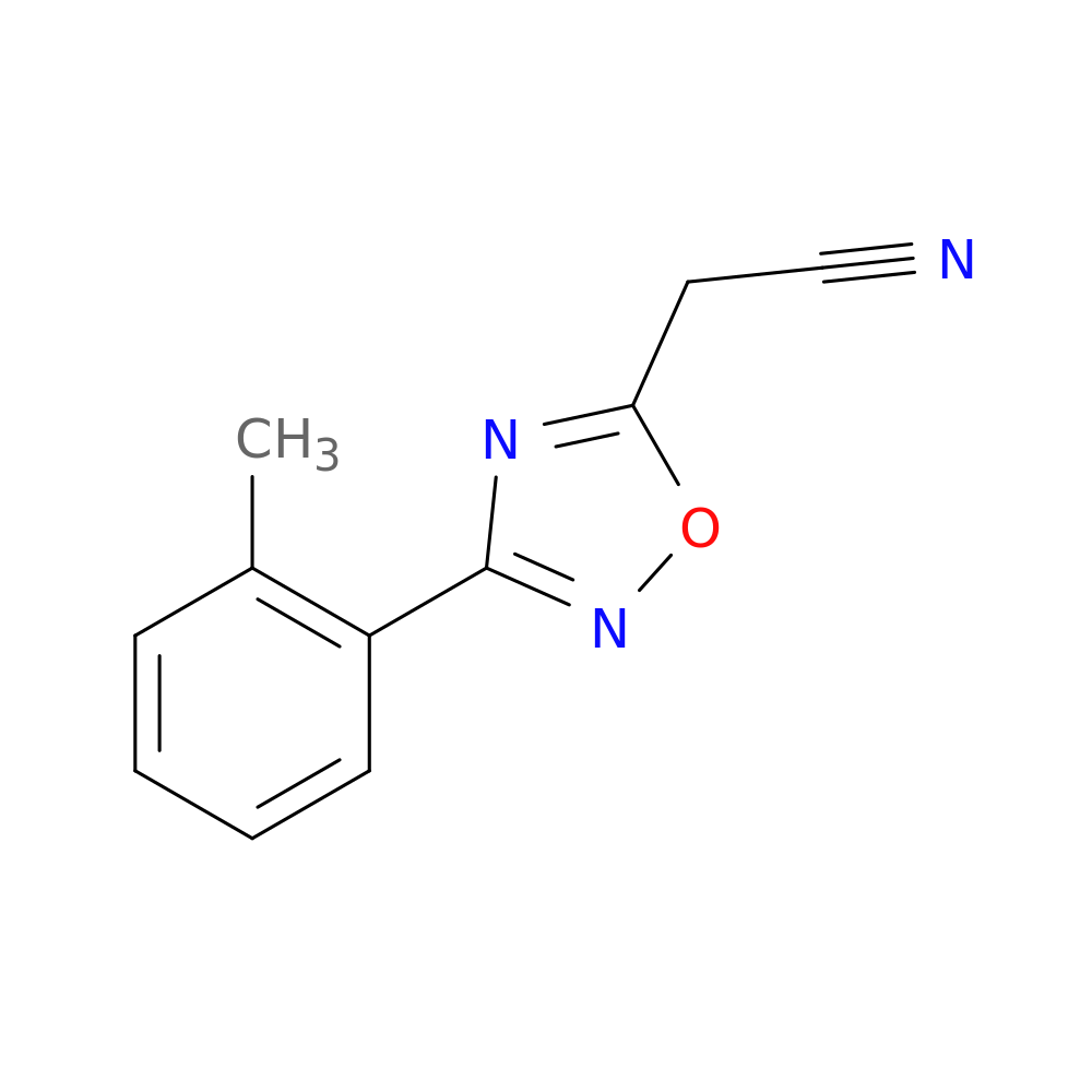 [3-(2-Methylphenyl)-1,2,4-oxadiazol-5-yl]acetonitrile