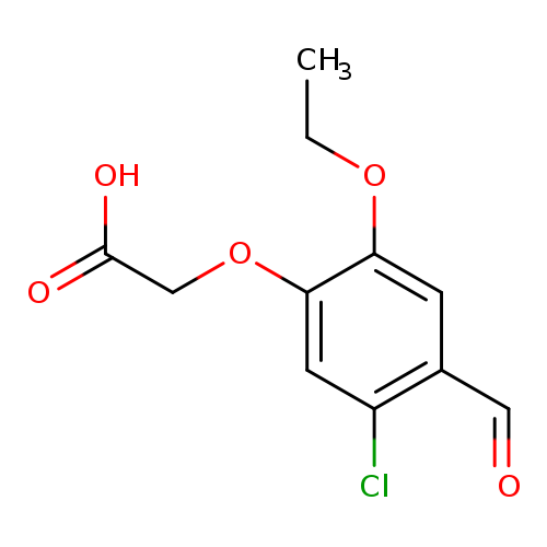 (5-chloro-2-ethoxy-4-formylphenoxy)acetic acid
