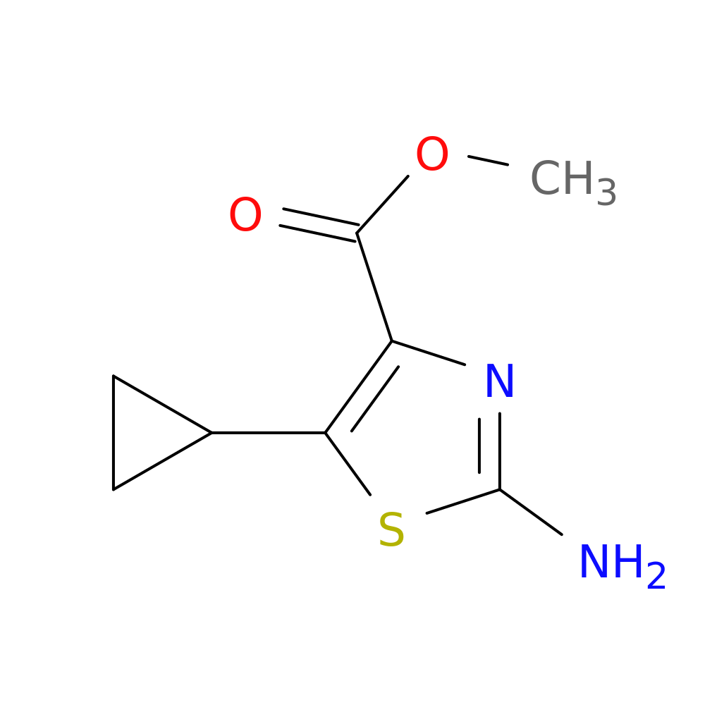 methyl 2-amino-5-cyclopropyl-1,3-thiazole-4-carboxylate