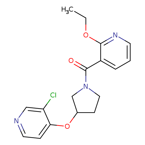 3-{3-[(3-chloropyridin-4-yl)oxy]pyrrolidine-1-carbonyl}-2-ethoxypyridine
