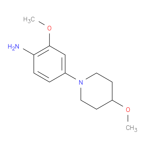 2-METHOXY-4-(4-METHOXY-1-PIPERIDINYL)-BENZENAMINE