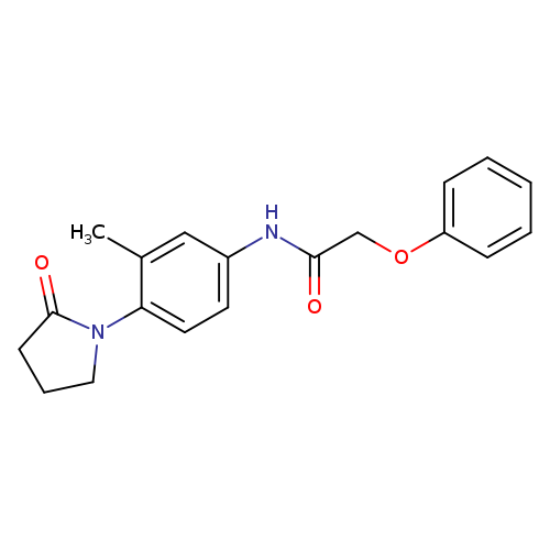 N-[3-methyl-4-(2-oxopyrrolidin-1-yl)phenyl]-2-phenoxyacetamide