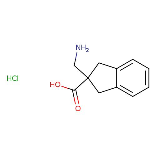 2-(Aminomethyl)-2,3-dihydro-1H-indene-2-carboxylic acid hydrochloride