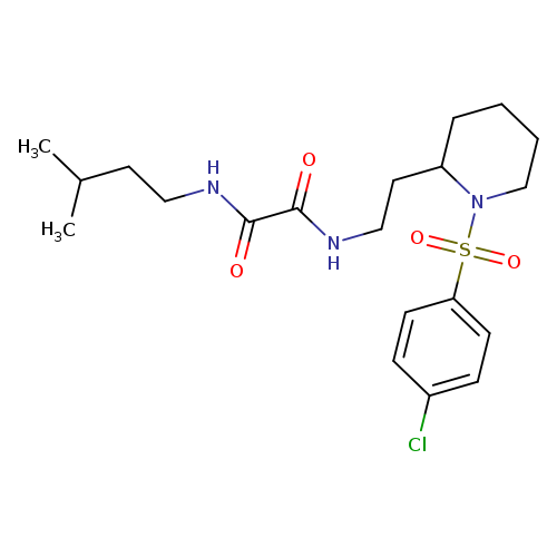 N'-{2-[1-(4-chlorobenzenesulfonyl)piperidin-2-yl]ethyl}-N-(3-methylbutyl)ethanediamide
