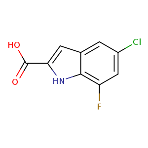 5-Chloro-7-fluoro-1H-indole-2-carboxylic acid