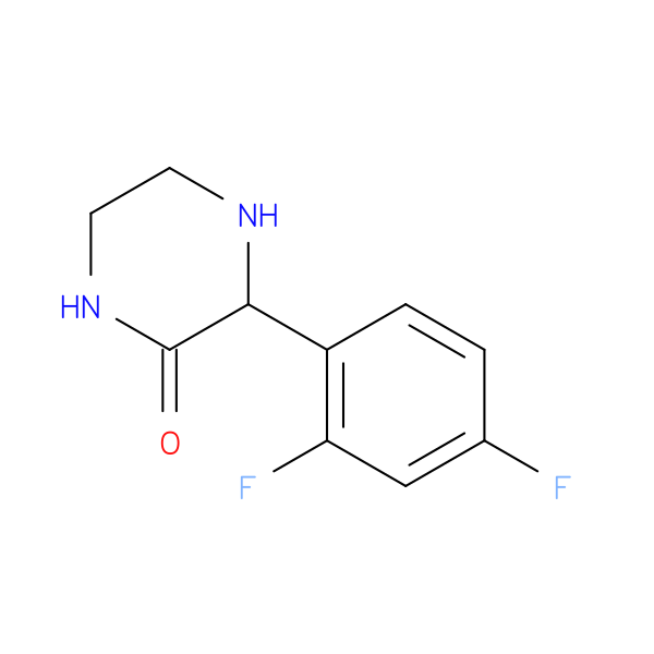 3-(2,4-difluorophenyl)piperazin-2-one