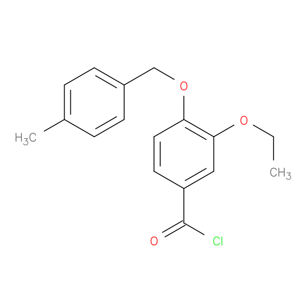 3-Ethoxy-4-[(4-methylbenzyl)oxy]benzoyl chloride