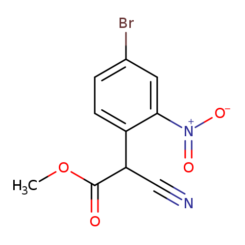 Methyl 2-(4-bromo-2-nitrophenyl)-2-cyanoacetate