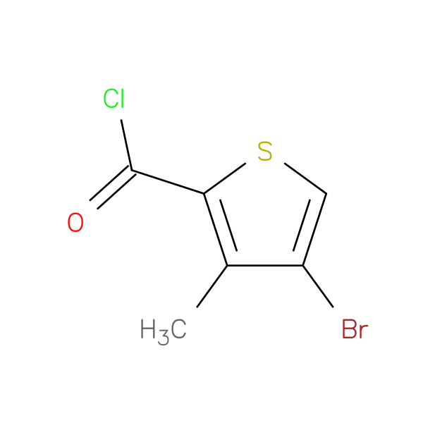 4-Bromo-3-methyl-2-thiophenecarbonyl chloride