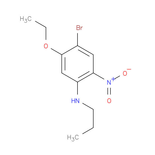 4-Bromo-5-ethoxy-2-nitro-N-propylaniline