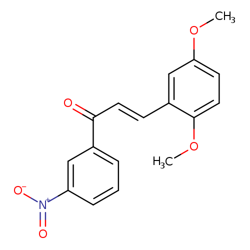(2E)-3-(2,5-dimethoxyphenyl)-1-(3-nitrophenyl)prop-2-en-1-one