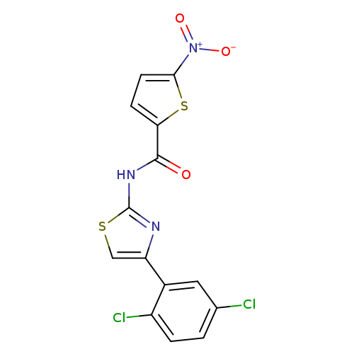 N-[4-(2,5-dichlorophenyl)-1,3-thiazol-2-yl]-5-nitrothiophene-2-carboxamide