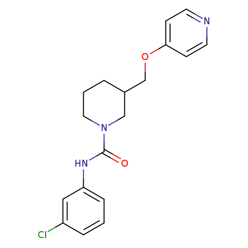 N-(3-chlorophenyl)-3-[(pyridin-4-yloxy)methyl]piperidine-1-carboxamide