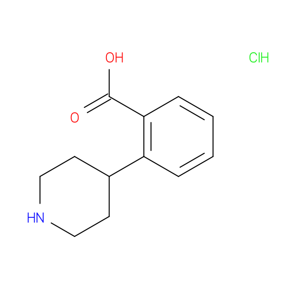 2-(piperidin-4-yl)benzoic acid hydrochloride