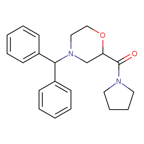 4-(diphenylmethyl)-2-(pyrrolidine-1-carbonyl)morpholine