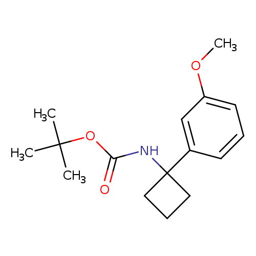 tert-Butyl N-[1-(3-methoxyphenyl)cyclobutyl]carbamate