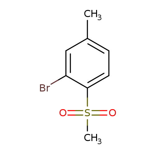2-Bromo-1-methanesulfonyl-4-methylbenzene
