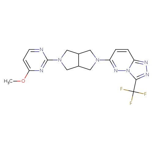 4-methoxy-2-{5-[3-(trifluoromethyl)-[1,2,4]triazolo[4,3-b]pyridazin-6-yl]-octahydropyrrolo[3,4-c]pyrrol-2-yl}pyrimidine