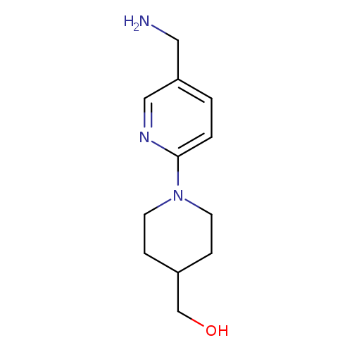 {1-[5-(aminomethyl)pyridin-2-yl]piperidin-4-yl}methanol
