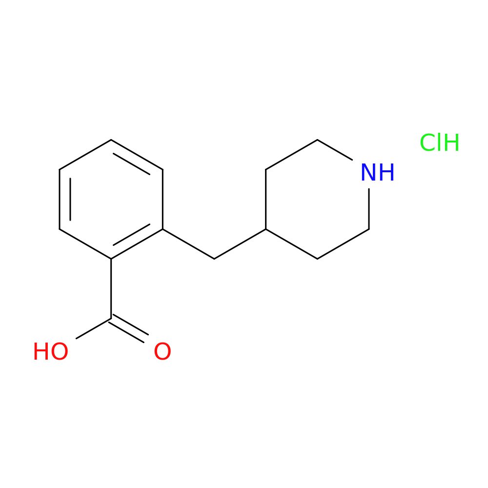 2-[(piperidin-4-yl)methyl]benzoic acid hydrochloride