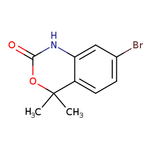2H-3,1-Benzoxazin-2-one, 7-bromo-1,4-dihydro-4,4-dimethyl-