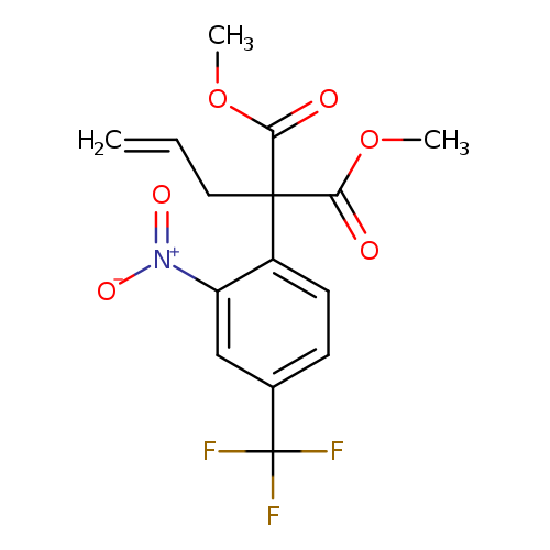 1,3-dimethyl 2-[2-nitro-4-(trifluoromethyl)phenyl]-2-(prop-2-en-1-yl)propanedioate