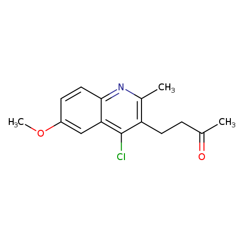 4-(4-Chloro-6-methoxy-2-methylquinolin-3-yl)butan-2-one