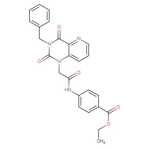 ethyl 4-(2-{3-benzyl-2,4-dioxo-1H,2H,3H,4H-pyrido[3,2-d]pyrimidin-1-yl}acetamido)benzoate