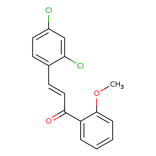 (2E)-3-(2,4-dichlorophenyl)-1-(2-methoxyphenyl)prop-2-en-1-one