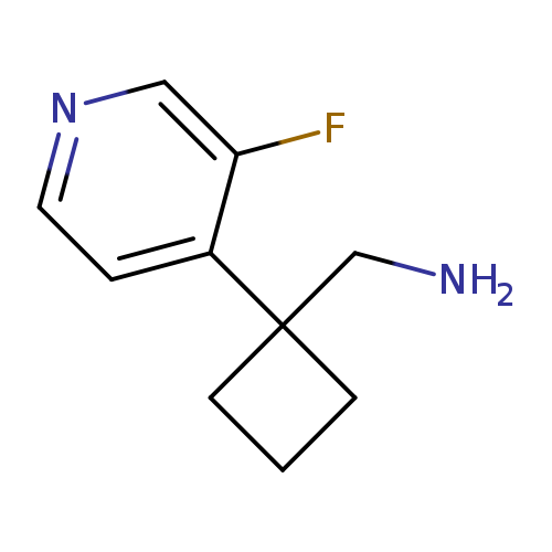 [1-(3-fluoropyridin-4-yl)cyclobutyl]methanamine
