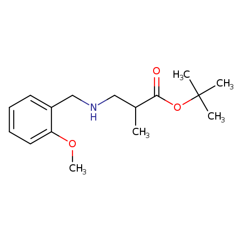 tert-butyl 3-{[(2-methoxyphenyl)methyl]amino}-2-methylpropanoate