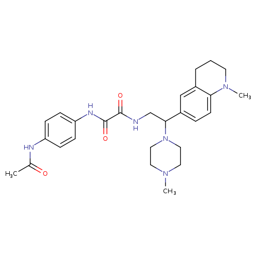 N'-(4-acetamidophenyl)-N-[2-(1-methyl-1,2,3,4-tetrahydroquinolin-6-yl)-2-(4-methylpiperazin-1-yl)ethyl]ethanediamide