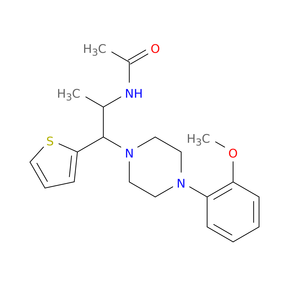N-{1-[4-(2-methoxyphenyl)piperazin-1-yl]-1-(thiophen-2-yl)propan-2-yl}acetamide