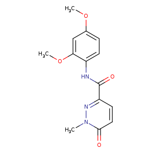 N-(2,4-dimethoxyphenyl)-1-methyl-6-oxo-1,6-dihydropyridazine-3-carboxamide