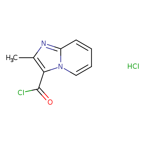 Imidazo[1,2-a]pyridine-3-carbonylchloride, 2-methyl-, hydrochloride (1:1)