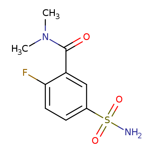 2-Fluoro-n,n-dimethyl-5-sulfamoylbenzamide