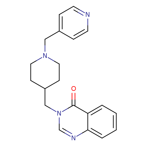 3-({1-[(pyridin-4-yl)methyl]piperidin-4-yl}methyl)-3,4-dihydroquinazolin-4-one