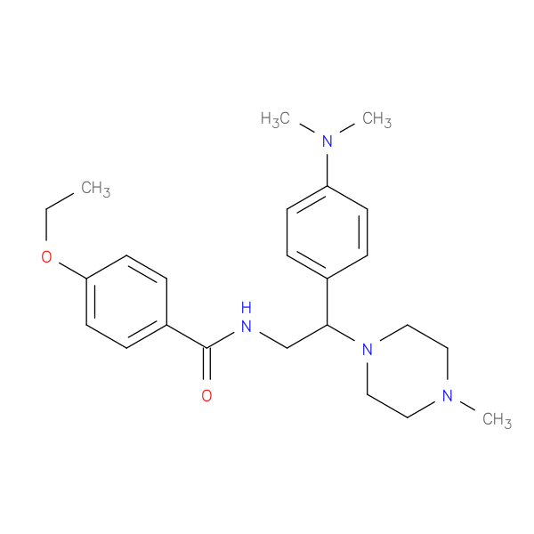 N-{2-[4-(dimethylamino)phenyl]-2-(4-methylpiperazin-1-yl)ethyl}-4-ethoxybenzamide