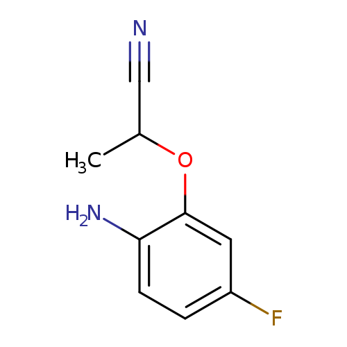 2-(2-Amino-5-fluorophenoxy)propanenitrile